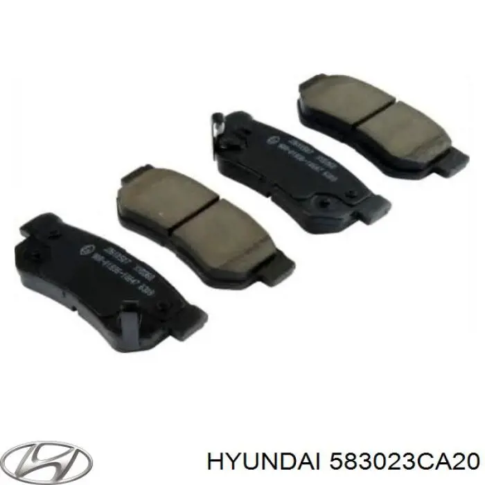 583023CA20 Hyundai/Kia колодки тормозные задние дисковые