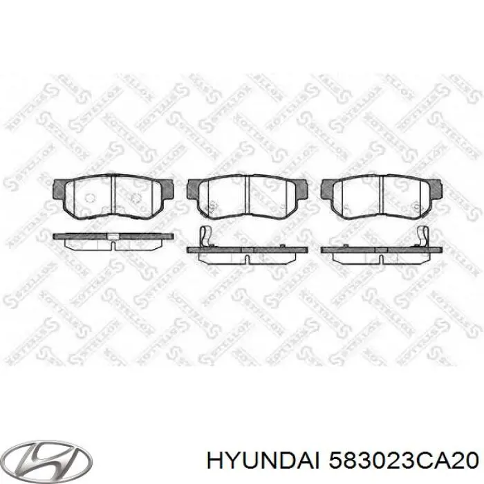 Колодки дисковые  Hyundai/Kia 583023CA20 цена, от 11.90 USD