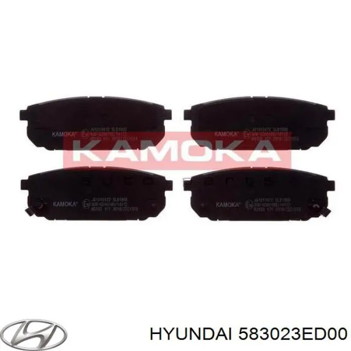 583023ED00 Hyundai/Kia sapatas do freio traseiras de disco