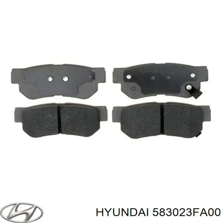 583023FA00 Hyundai/Kia колодки тормозные задние дисковые