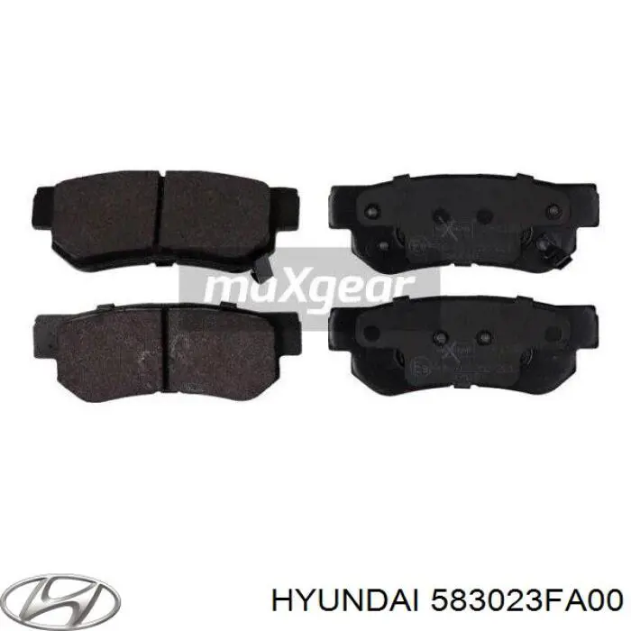 Колодки дисковые  Hyundai/Kia 583023FA00 цена, от 14.22 USD