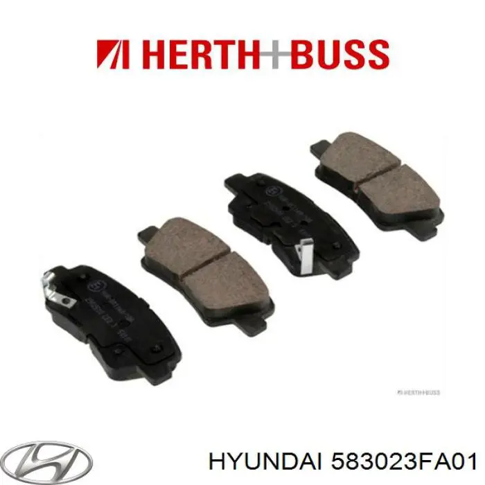 583023FA01 Hyundai/Kia Колодки тормозные дисковые комплект
