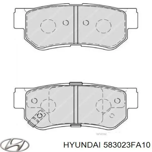 Колодки дисковые  Hyundai/Kia 583023FA10 цена, от 14.70 USD