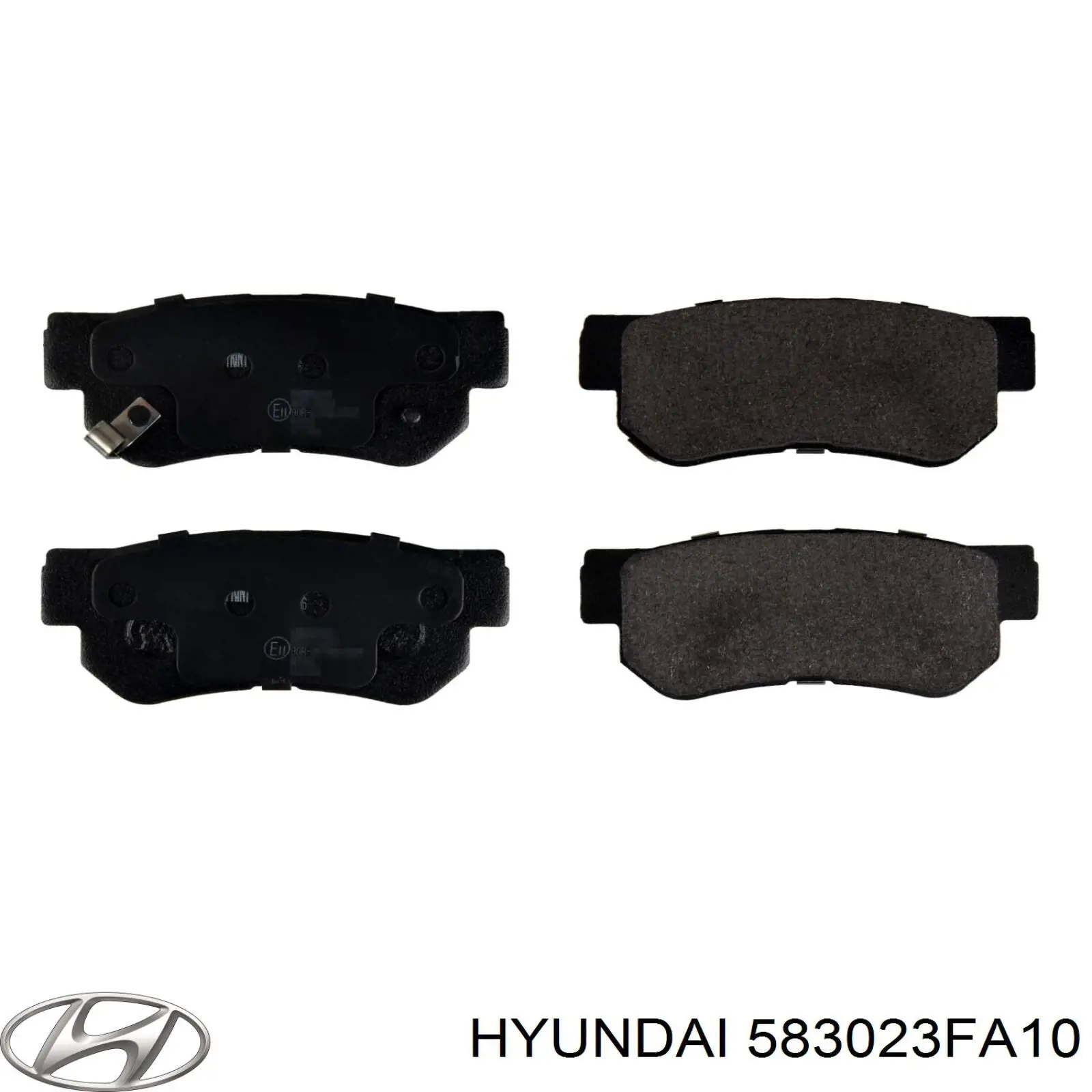 Задние тормозные колодки 583023FA10 Hyundai/Kia