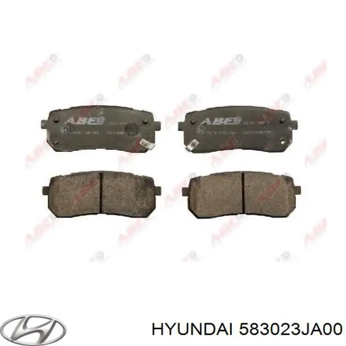 Задние тормозные колодки 583023JA00 Hyundai/Kia