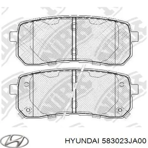 Колодки дисковые  Hyundai/Kia 583023JA00 цена, от 19.00 USD