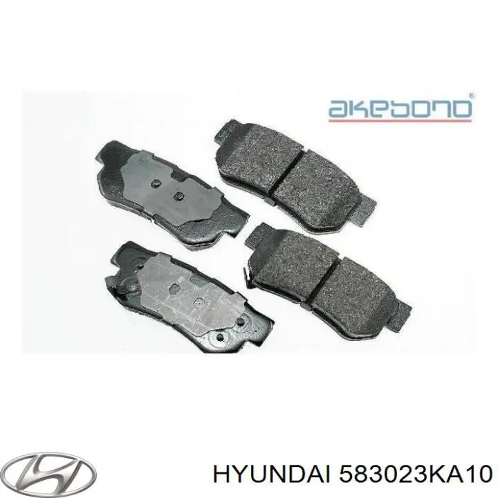 583023KA10 Hyundai/Kia колодки тормозные задние дисковые