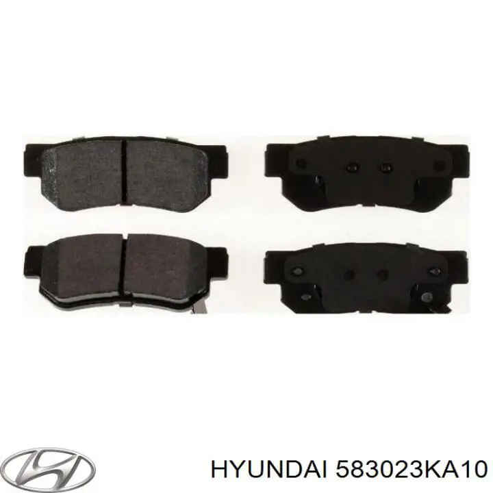 Колодки дисковые  Hyundai/Kia 583023KA10 цена, от 14.70 USD