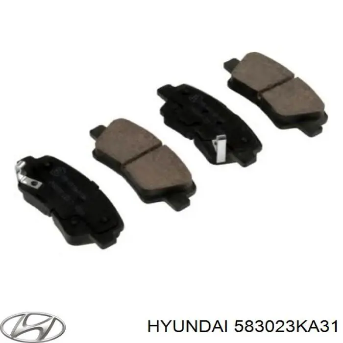 Задние тормозные колодки 583023KA31 Hyundai/Kia