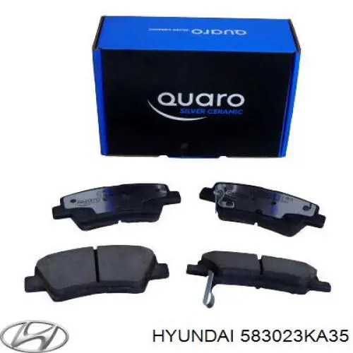 Задние тормозные колодки 583023KA35 Hyundai/Kia