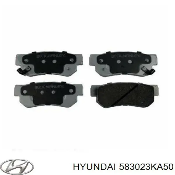 Задние тормозные колодки 583023KA50 Hyundai/Kia