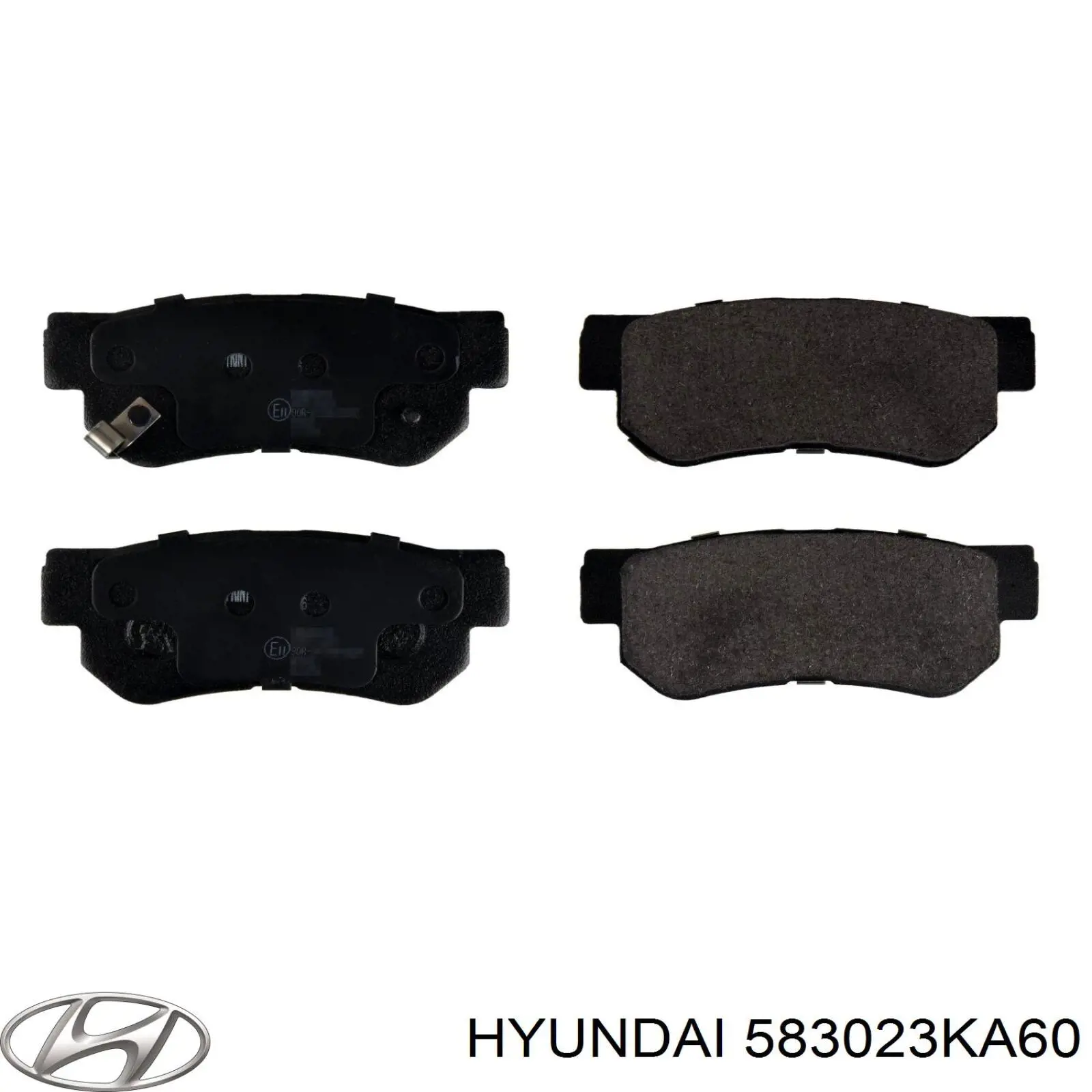 Задние дисковые колодки Hyundai/Kia 583023KA60