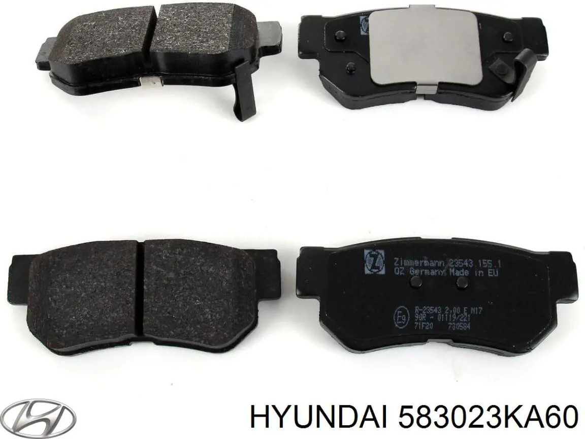 583023KA60 Hyundai/Kia Колодки тормозные дисковые комплект