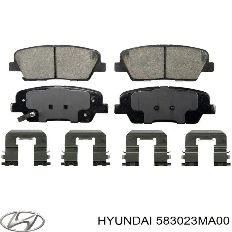 583023MA00 Hyundai/Kia задние тормозные колодки