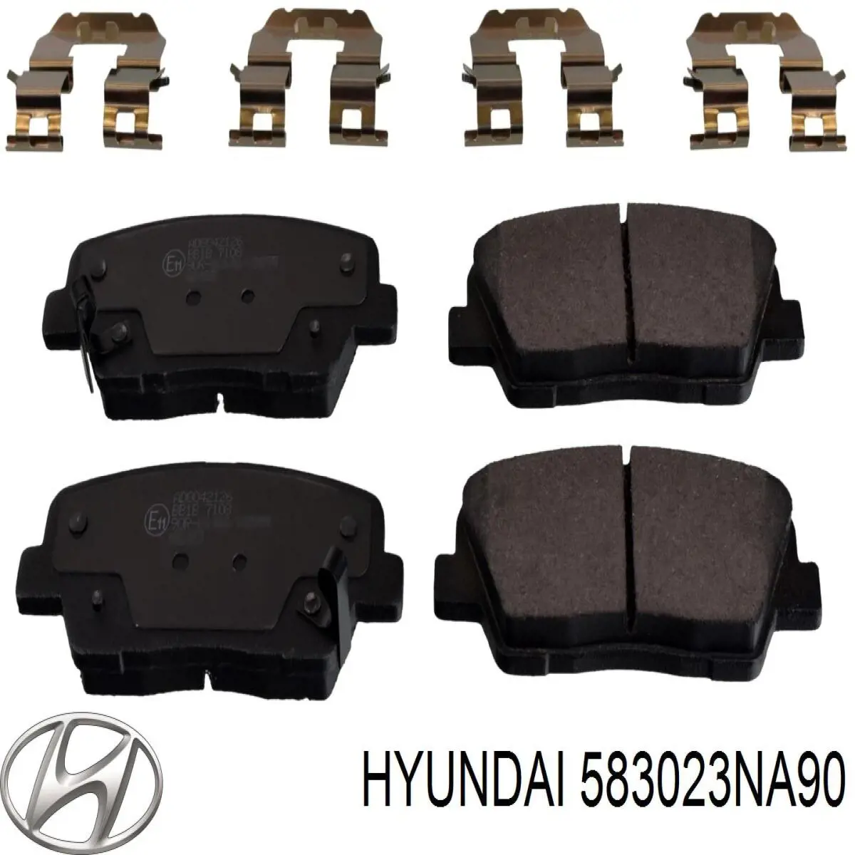 583023NA90 Hyundai/Kia колодки тормозные задние дисковые