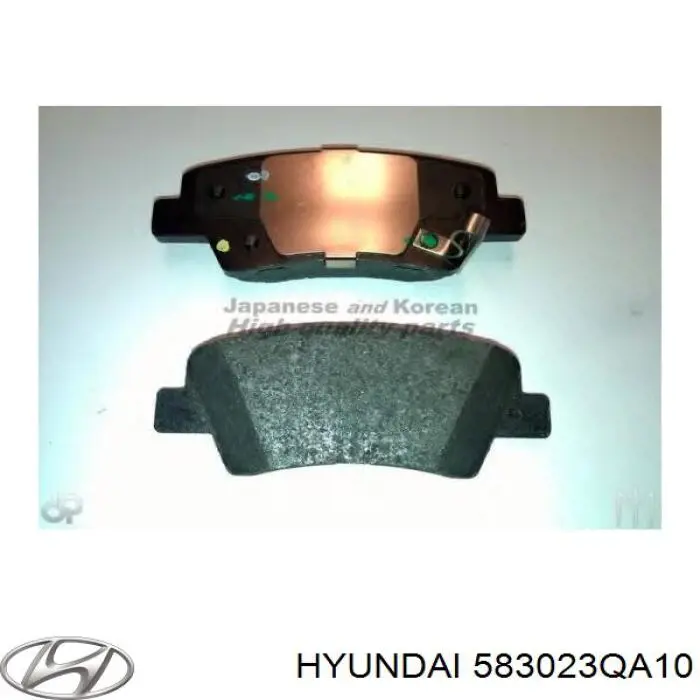 Купить 583023QA10 Hyundai/Kia Колодки тормозные задние, дисковые
