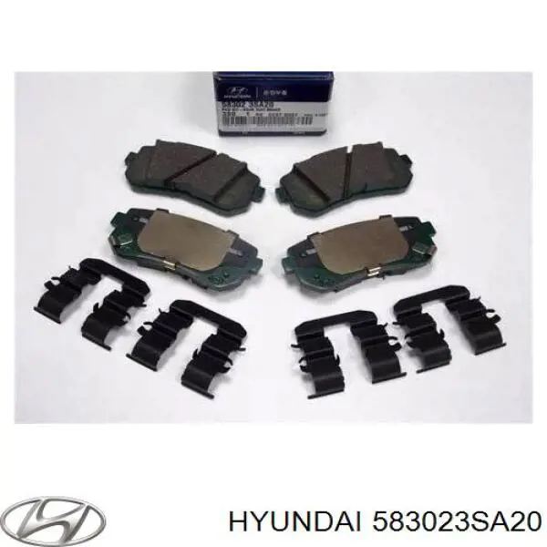 Задние тормозные колодки 583023SA20 Hyundai/Kia