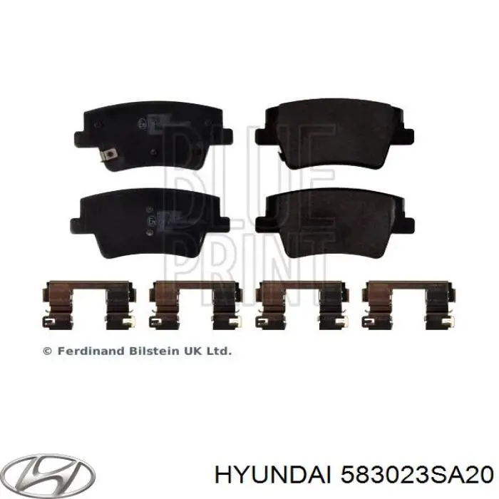 Колодки дисковые  Hyundai/Kia 583023SA20 цена, от 13.38 USD