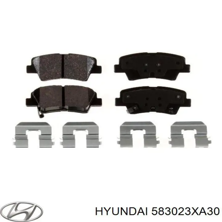 Купить 583023XA30 Hyundai/Kia Колодки тормозные задние, дисковые