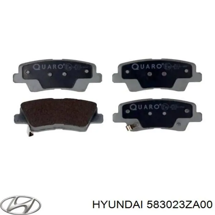 583023ZA00 Hyundai/Kia задние тормозные колодки