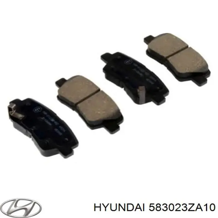 Задние тормозные колодки 583023ZA10 Hyundai/Kia