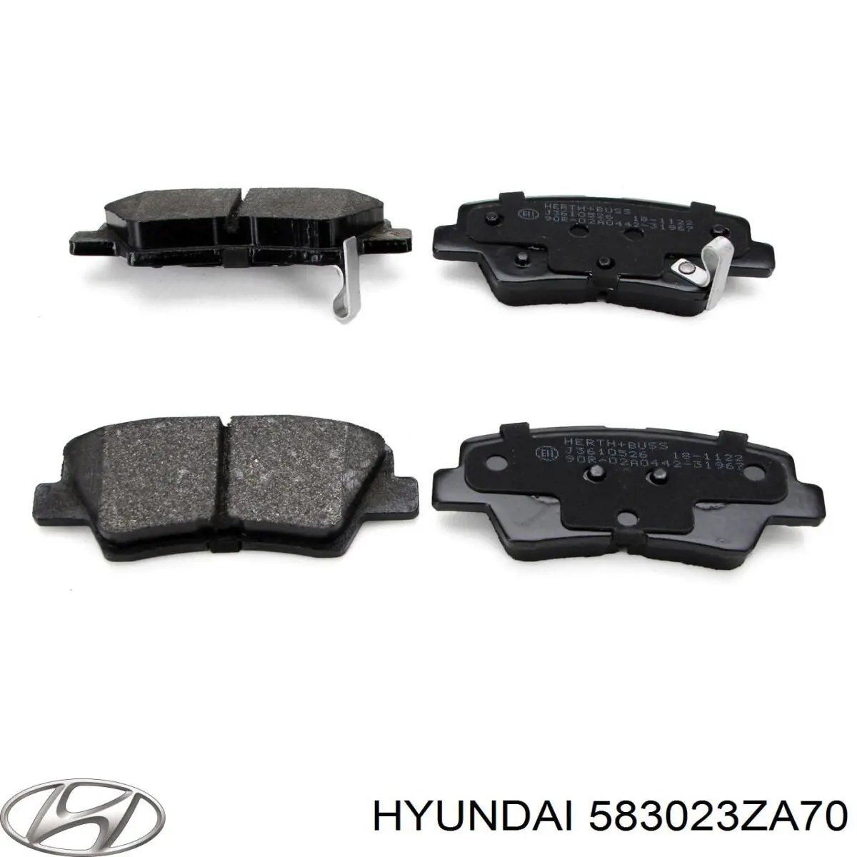 583023ZA70 Hyundai/Kia Колодки тормозные дисковые комплект