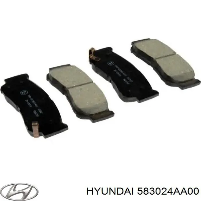 583024AA00 Hyundai/Kia колодки тормозные задние дисковые