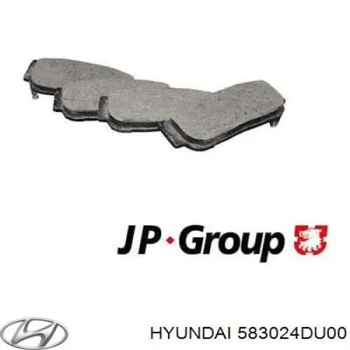 Колодки дисковые  Hyundai/Kia 583024DU00 цена, от 23.02 USD