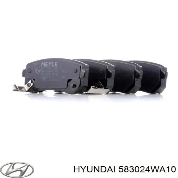 Задние тормозные колодки 583024WA10 Hyundai/Kia