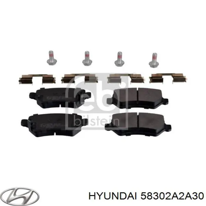 Колодки дисковые  Hyundai/Kia 58302A2A30 цена, от 18.50 USD