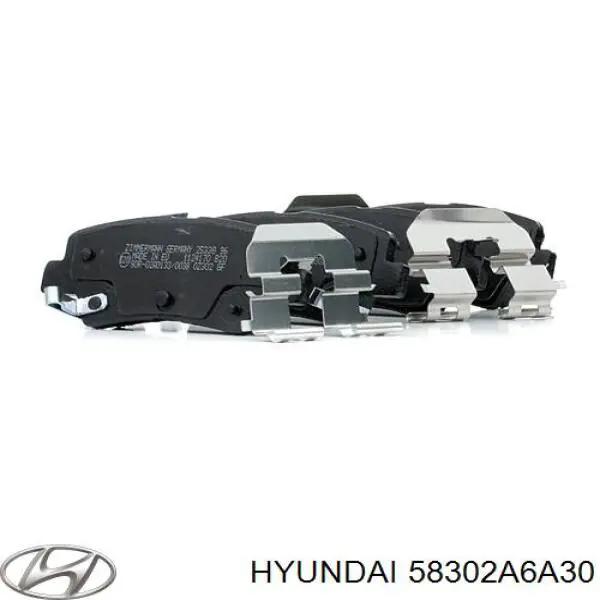 58302A6A30 Hyundai/Kia колодки тормозные задние дисковые