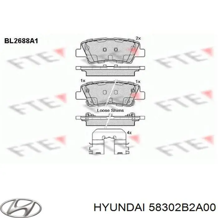 58302B2A00 Hyundai/Kia 