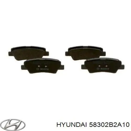 Pastillas de freno traseras 58302B2A10 Hyundai/Kia