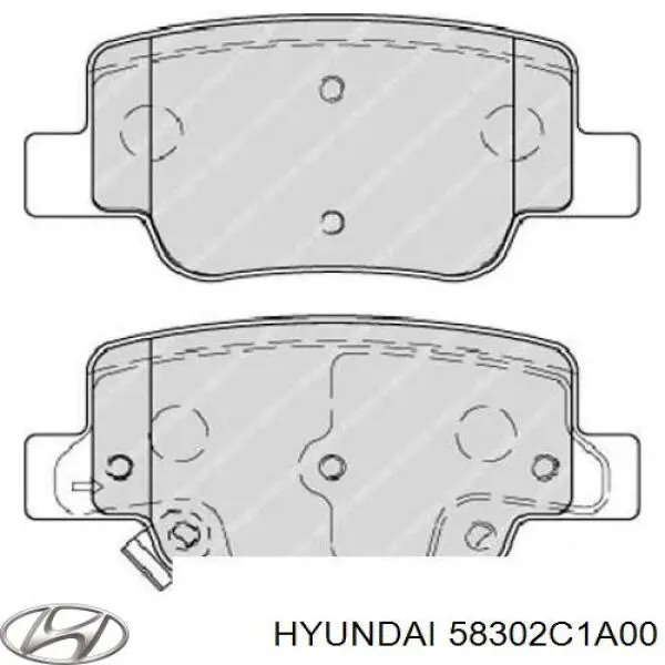 Колодки дисковые  Hyundai/Kia 58302C1A00 цена, от 22.25 USD