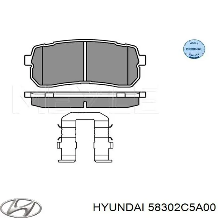 Колодки дисковые  Hyundai/Kia 58302C5A00 цена, от 35.50 USD