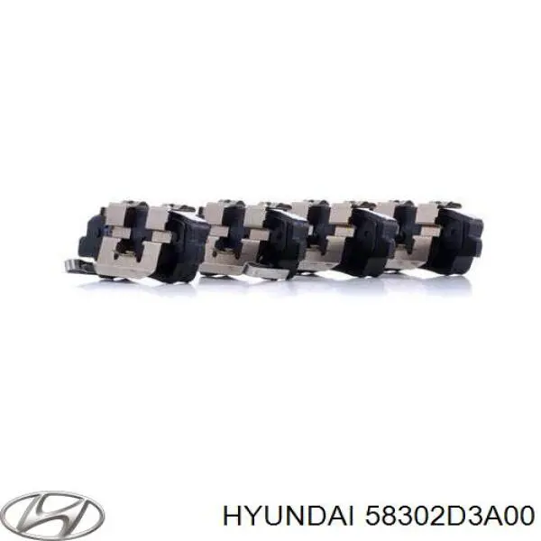 Задние тормозные колодки 58302D3A00 Hyundai/Kia