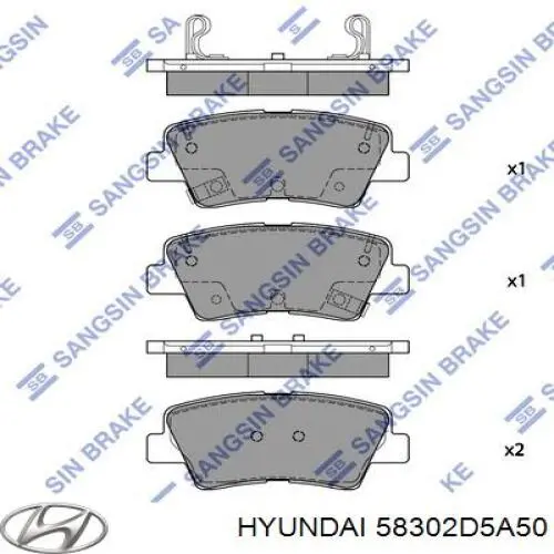 Купить 58302D5A50 Hyundai/Kia 