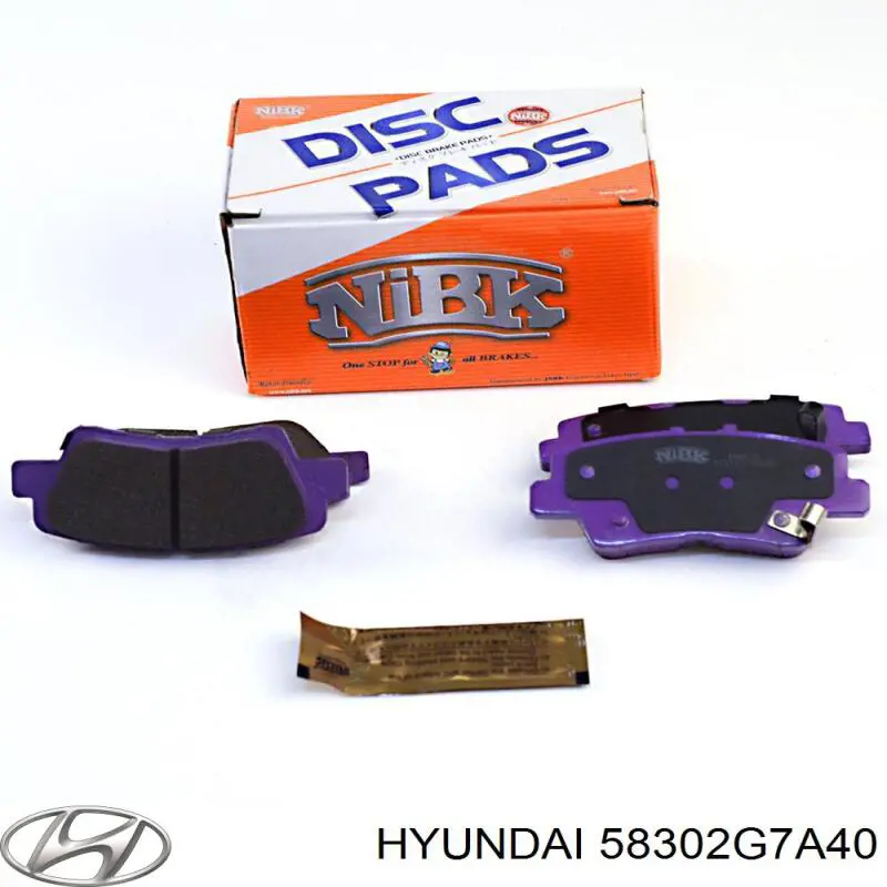 Колодки дисковые  Hyundai/Kia 58302G7A40 цена, от 16.55 USD