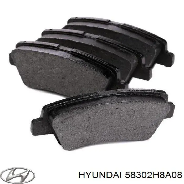 58302H8A08 Hyundai/Kia задние тормозные колодки