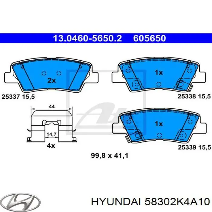  58302K4A10 Hyundai/Kia