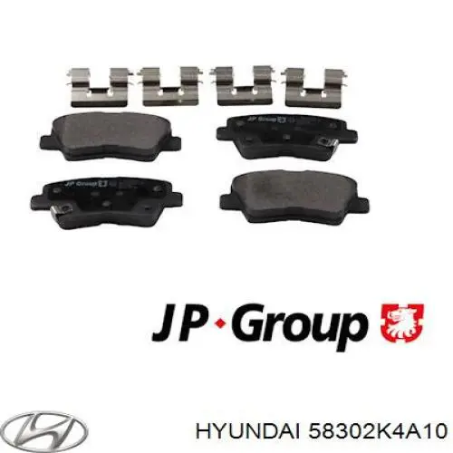 Колодки дисковые  Hyundai/Kia 58302K4A10 цена, от 20.34 USD