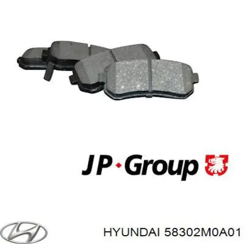 Колодки дисковые  Hyundai/Kia 58302M0A01 цена, от 19.60 USD