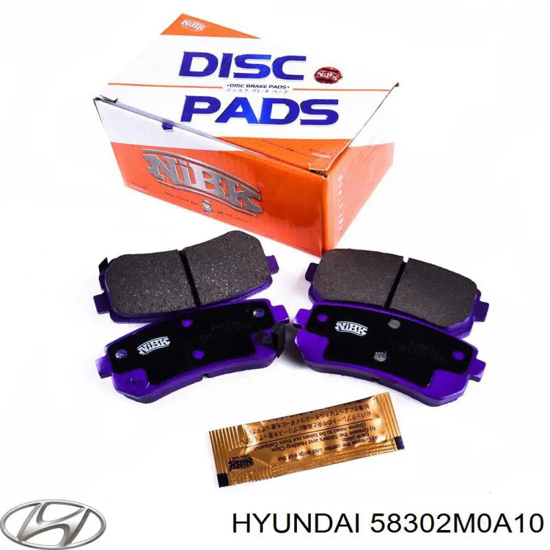Купить 58302M0A10 Hyundai/Kia Колодки тормозные задние, дисковые