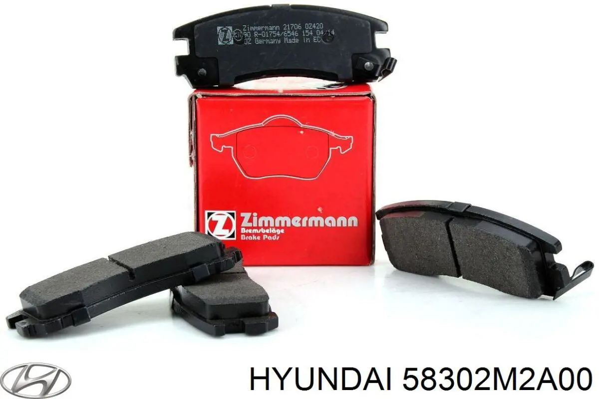 Купить 58302M2A00 Hyundai/Kia Колодки тормозные задние, дисковые
