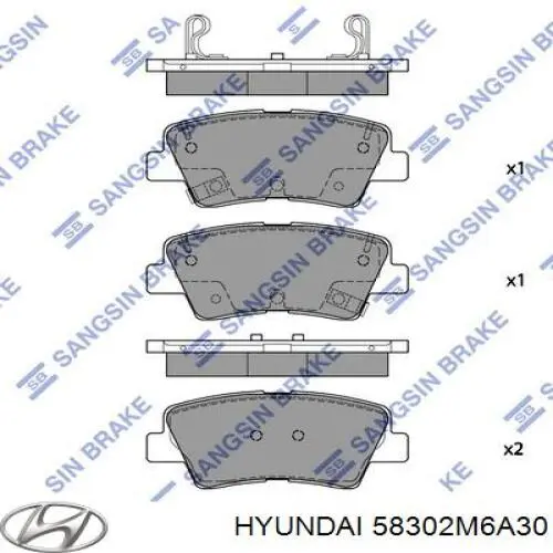 Купить 58302M6A30 Hyundai/Kia 