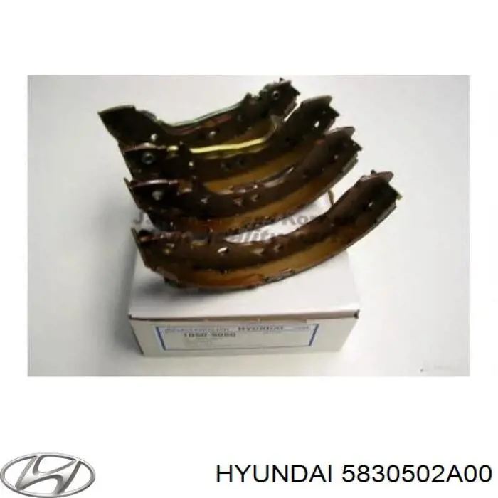 Купить 5830502A00 Hyundai/Kia Задние барабанные тормозные колодки