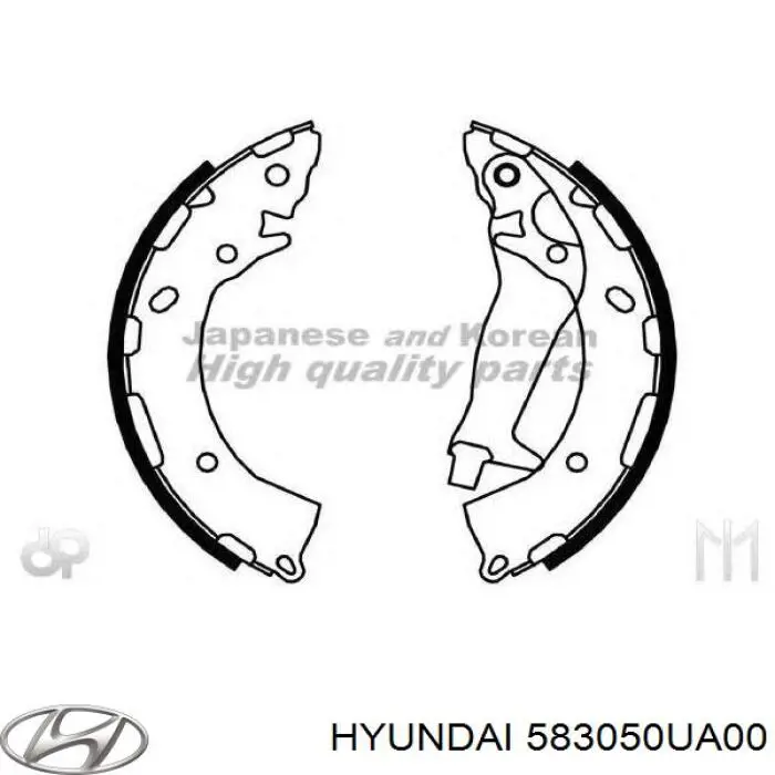 Тормоза рабочие задние ножные и тормозные барабаны Hyundai/Kia 583050UA00 цена, от 25.54 USD