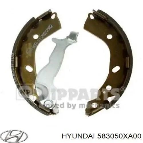 583050XA00 Hyundai/Kia колодки тормозные задние барабанные
