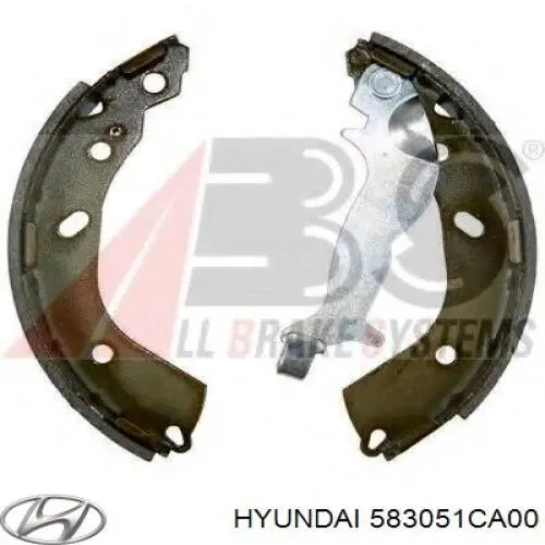 Тормоза рабочие задние ножные и тормозные барабаны Hyundai/Kia 583051CA00 цена, от 24.32 USD