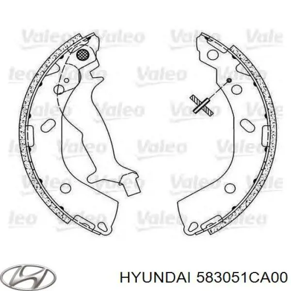 Барабанные колодки Hyundai/Kia 583051CA00